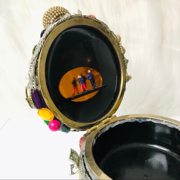 Vintage 90s Handmade “Jewels” Seattle Jewelry Box - Picture 7 of 14